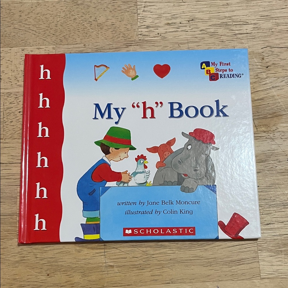 Scholastic My 'h' Book - My First Steps to Reading Children's Book